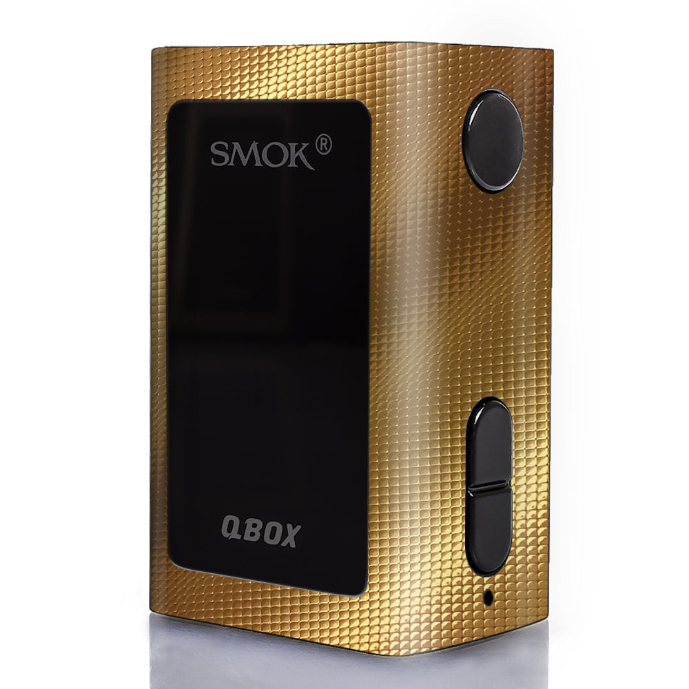 Gold Pattern Shiney Smok Q-Box Skin