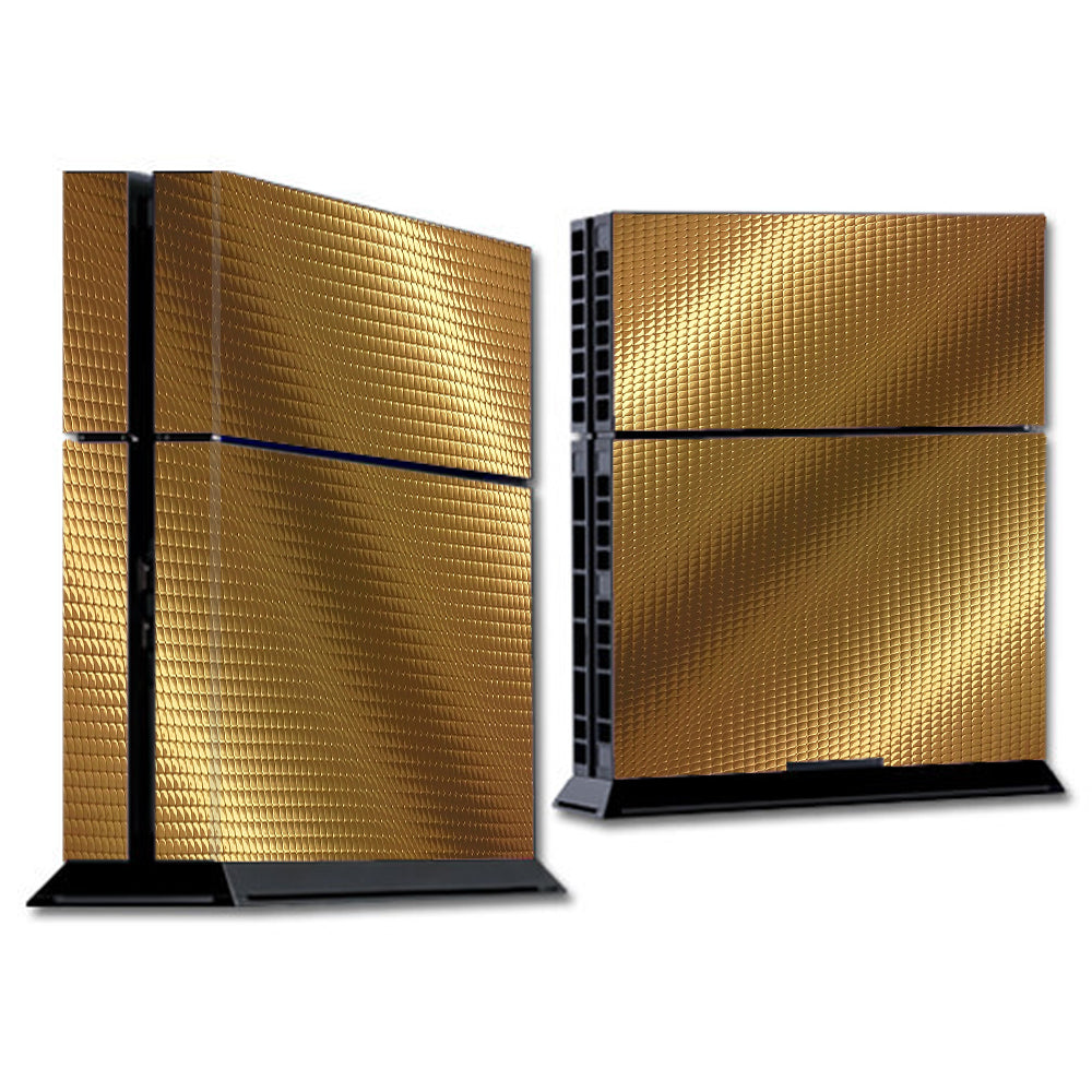  Gold Pattern Shiney Sony Playstation PS4 Skin