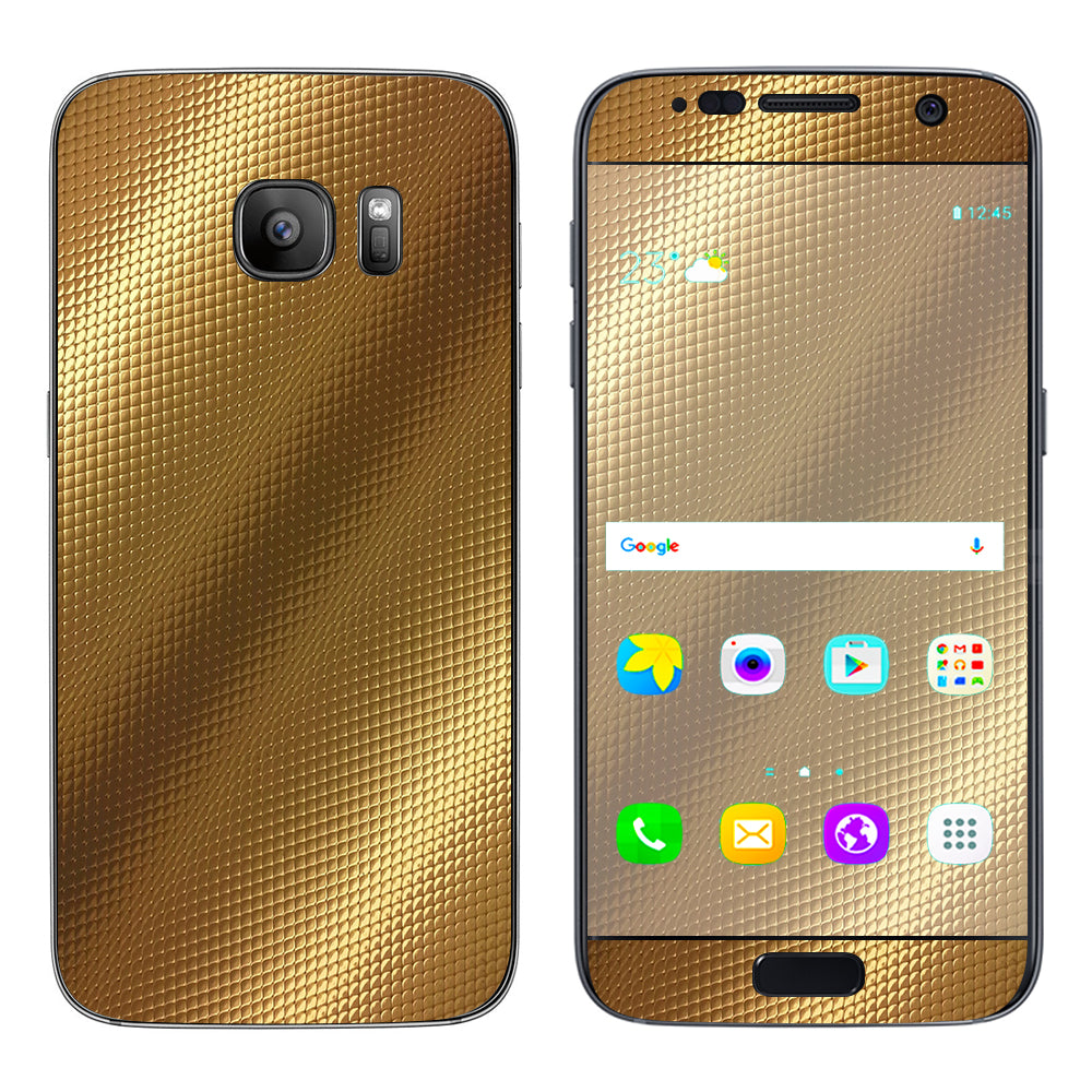  Gold Pattern Shiney Samsung Galaxy S7 Skin
