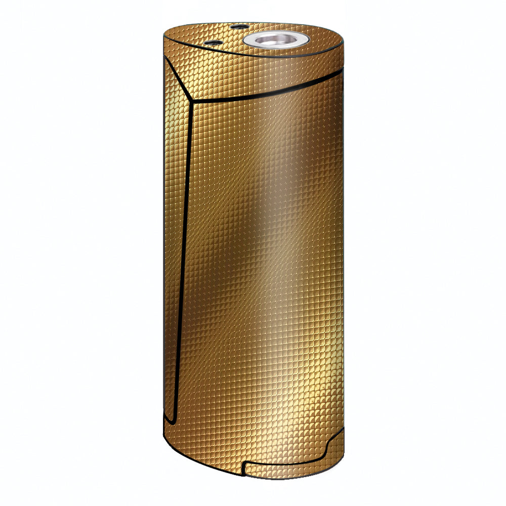  Gold Pattern Shiney Smok Priv V8 60w Skin