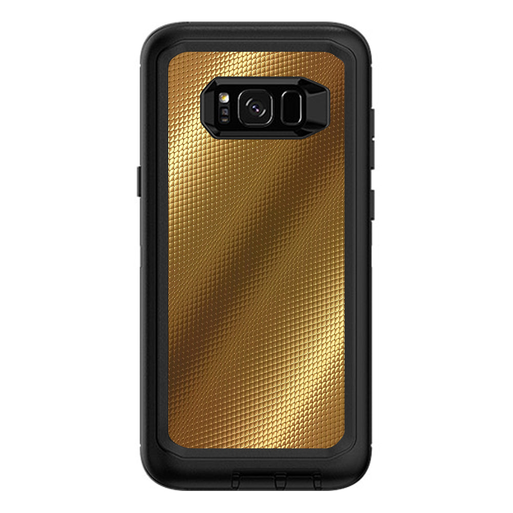  Gold Pattern Shiney Otterbox Defender Samsung Galaxy S8 Plus Skin