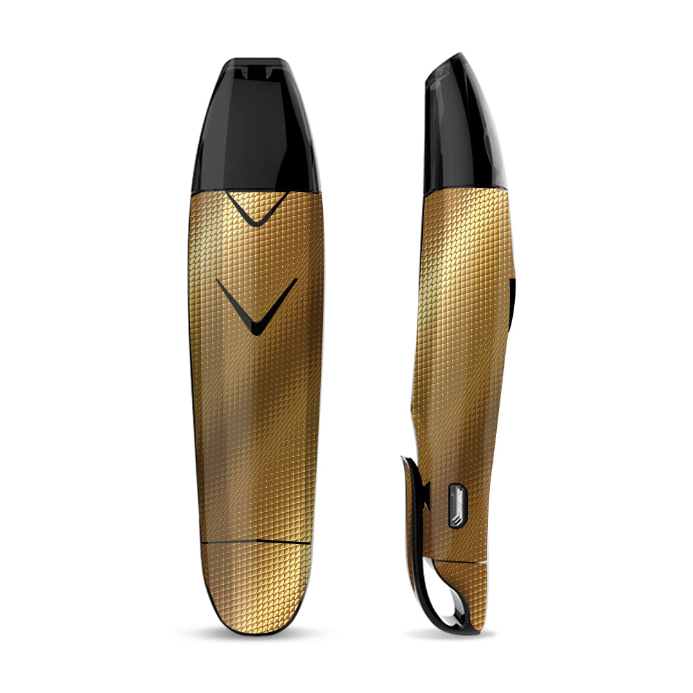 Skin Decal for Suorin Vagon  Vape / Gold Pattern Shiney