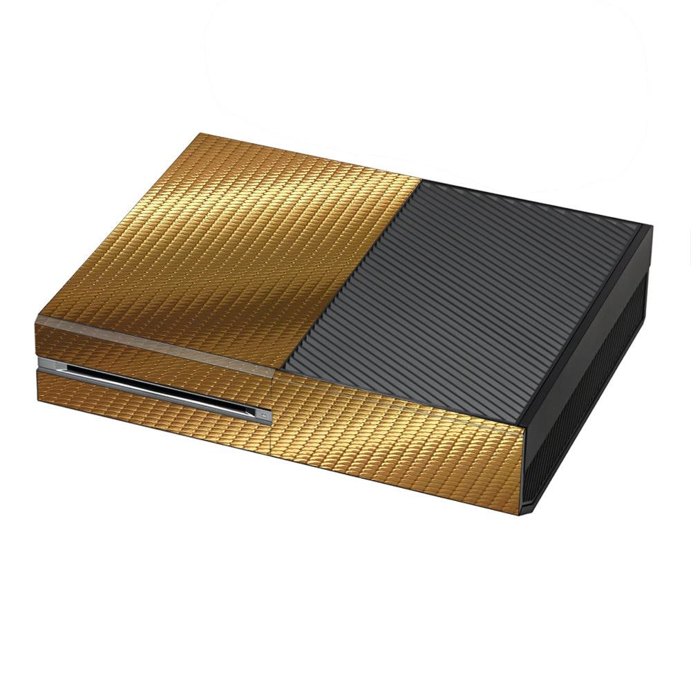  Gold Pattern Shiney Microsoft Xbox One Skin