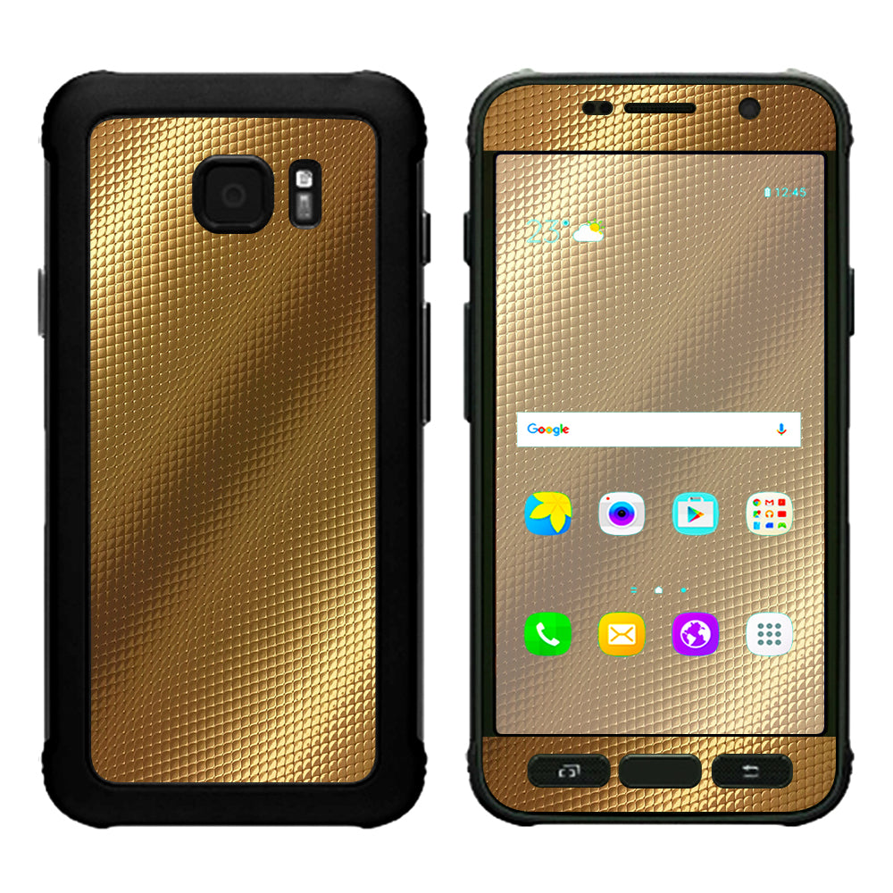  Gold Pattern Shiney Samsung Galaxy S7 Active Skin