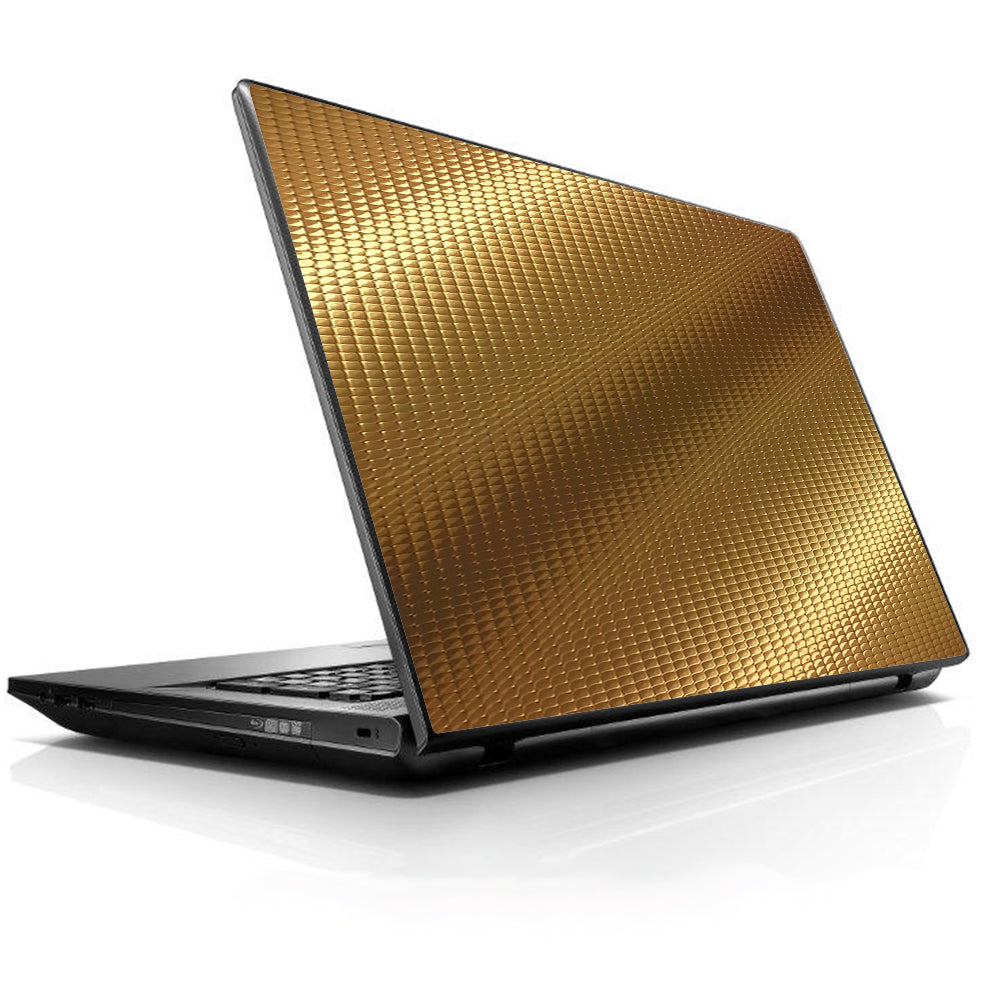  Gold Pattern Shiney Universal 13 to 16 inch wide laptop Skin