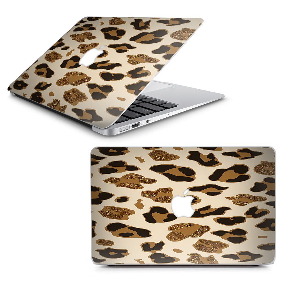  Brown Leopard Skin Pattern Macbook Air 11" A1370 A1465 Skin
