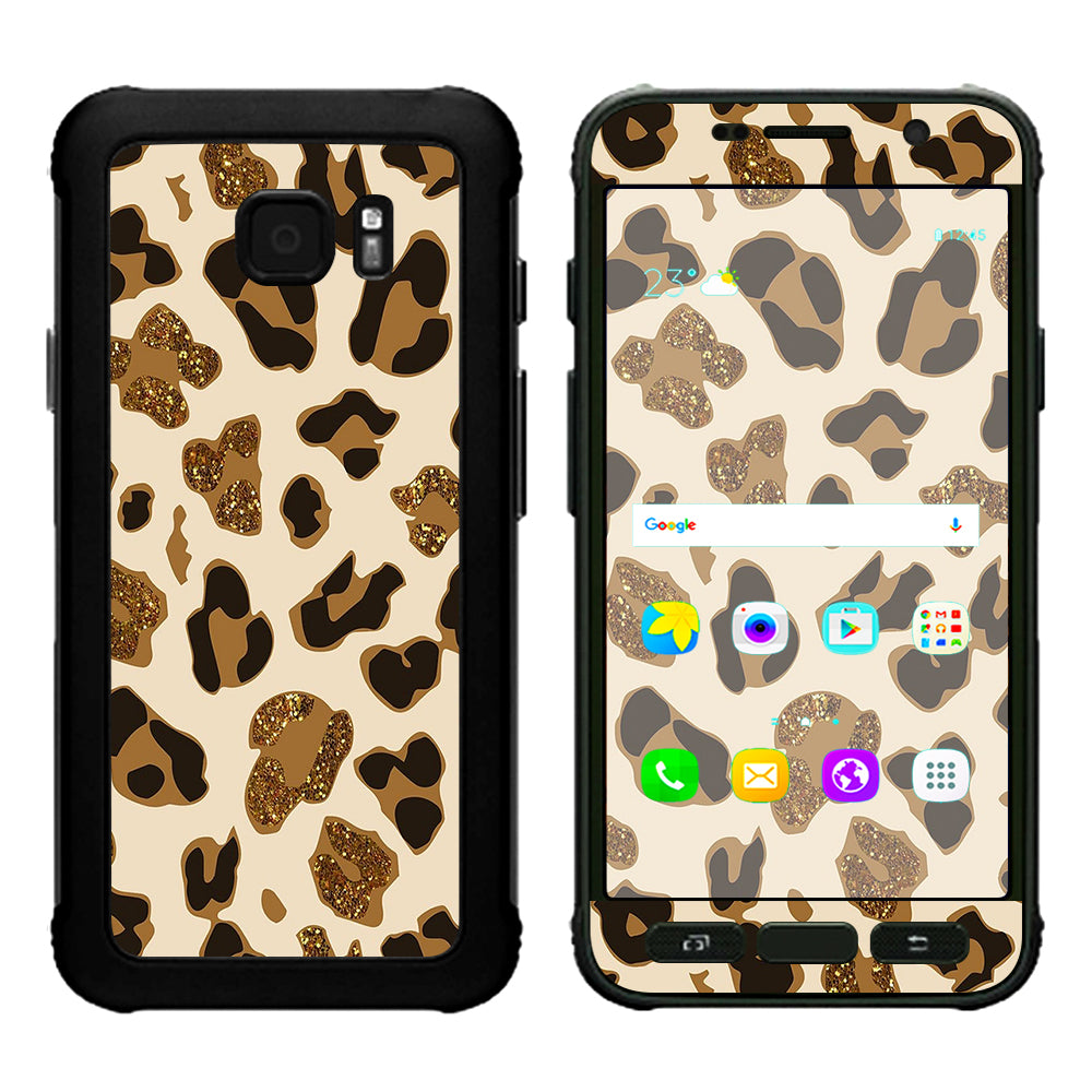  Brown Leopard Skin Pattern Samsung Galaxy S7 Active Skin