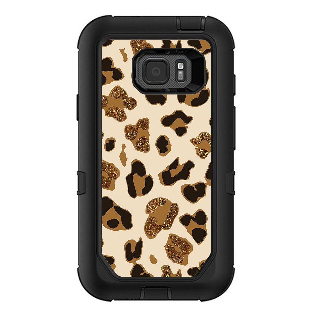  Brown Leopard Skin Pattern Otterbox Defender Samsung Galaxy S7 Active Skin