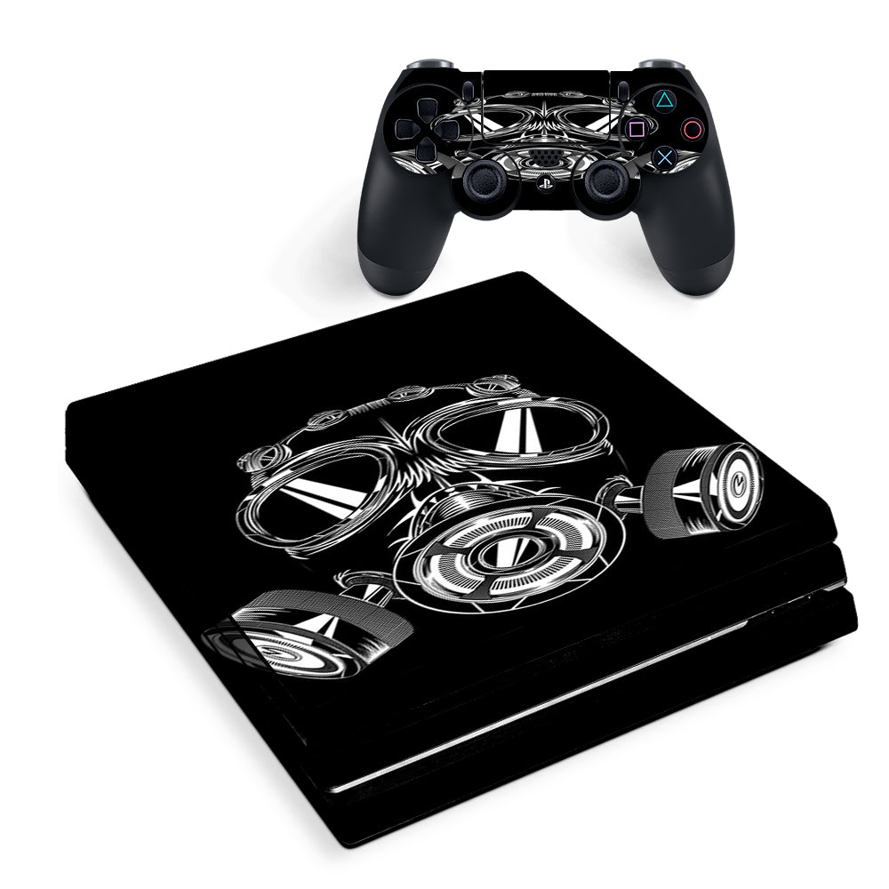 Apocalypse Gas Mask  Sony PS4 Pro Skin