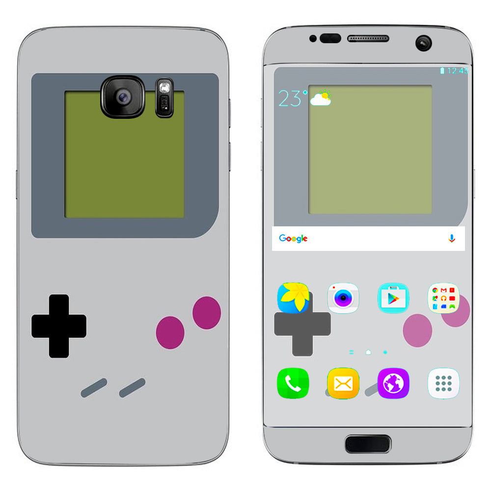  Retro Gamer Handheld Samsung Galaxy S7 Edge Skin