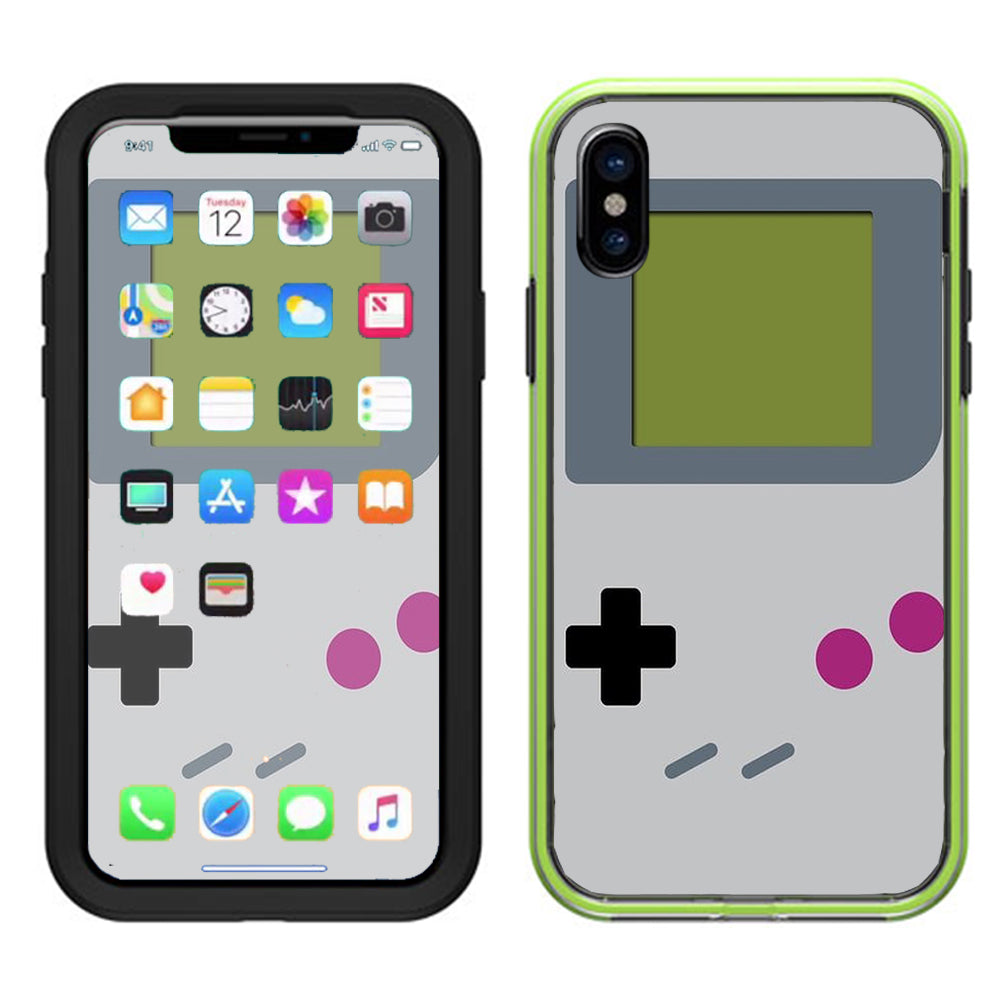  Retro Gamer Handheld Lifeproof Slam Case iPhone X Skin