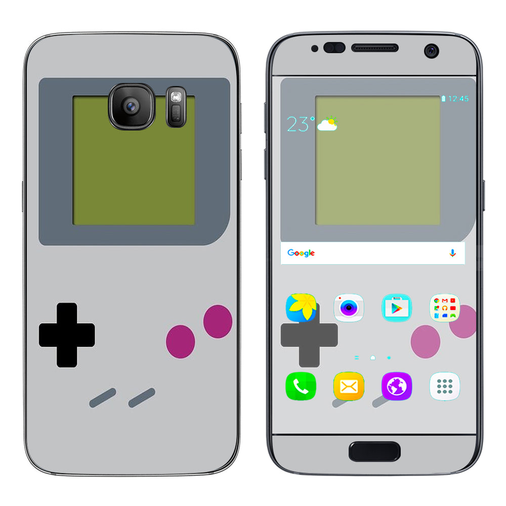  Retro Gamer Handheld Samsung Galaxy S7 Skin