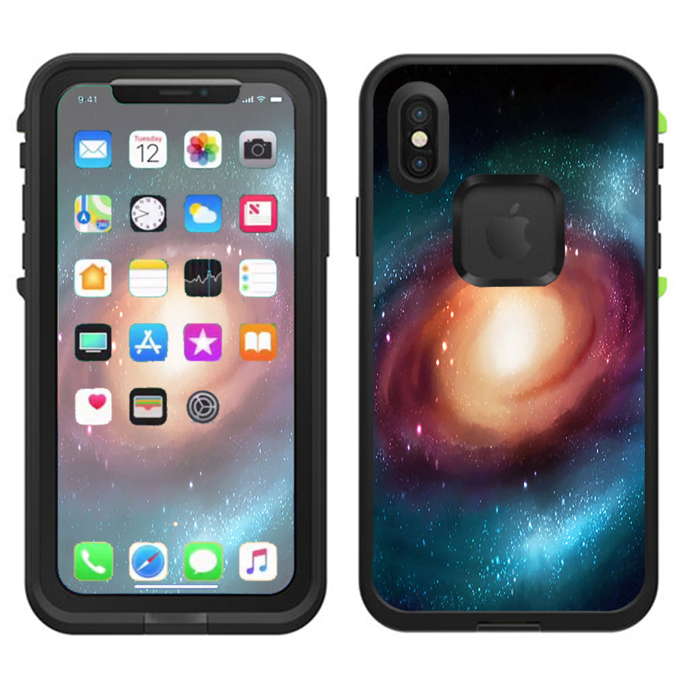  Universe Wormhole Outer Space Galaxy Lifeproof Fre Case iPhone X Skin