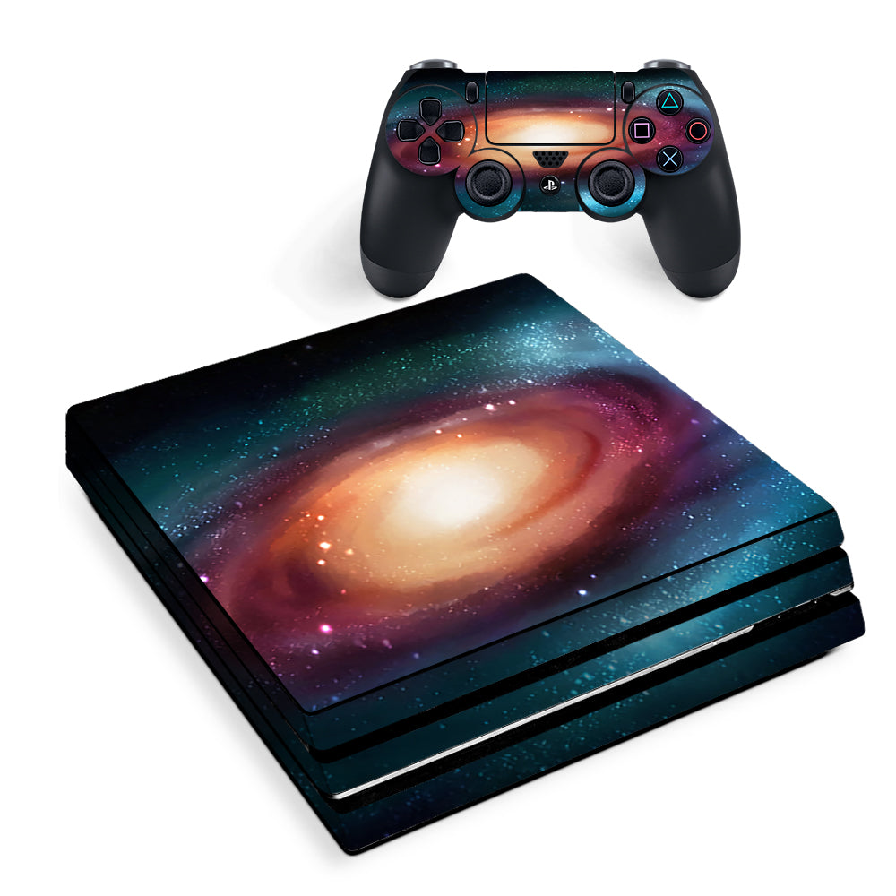 Universe Wormhole Outer Space Galaxy Sony PS4 Pro Skin