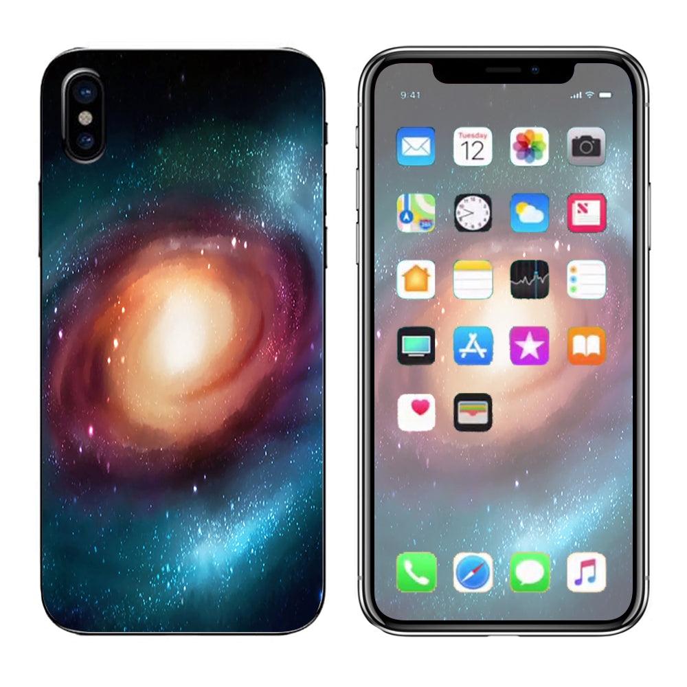  Universe Wormhole Outer Space Galaxy Apple iPhone X Skin