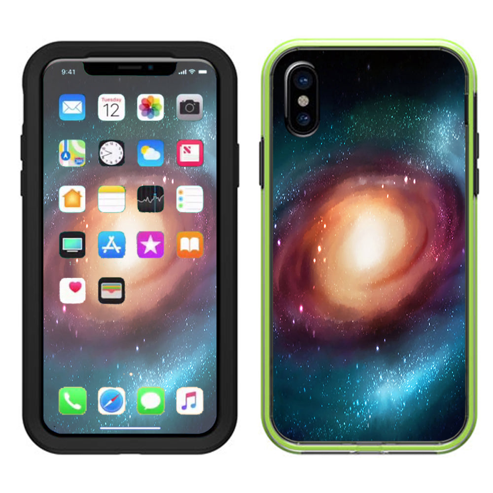  Universe Wormhole Outer Space Galaxy Lifeproof Slam Case iPhone X Skin