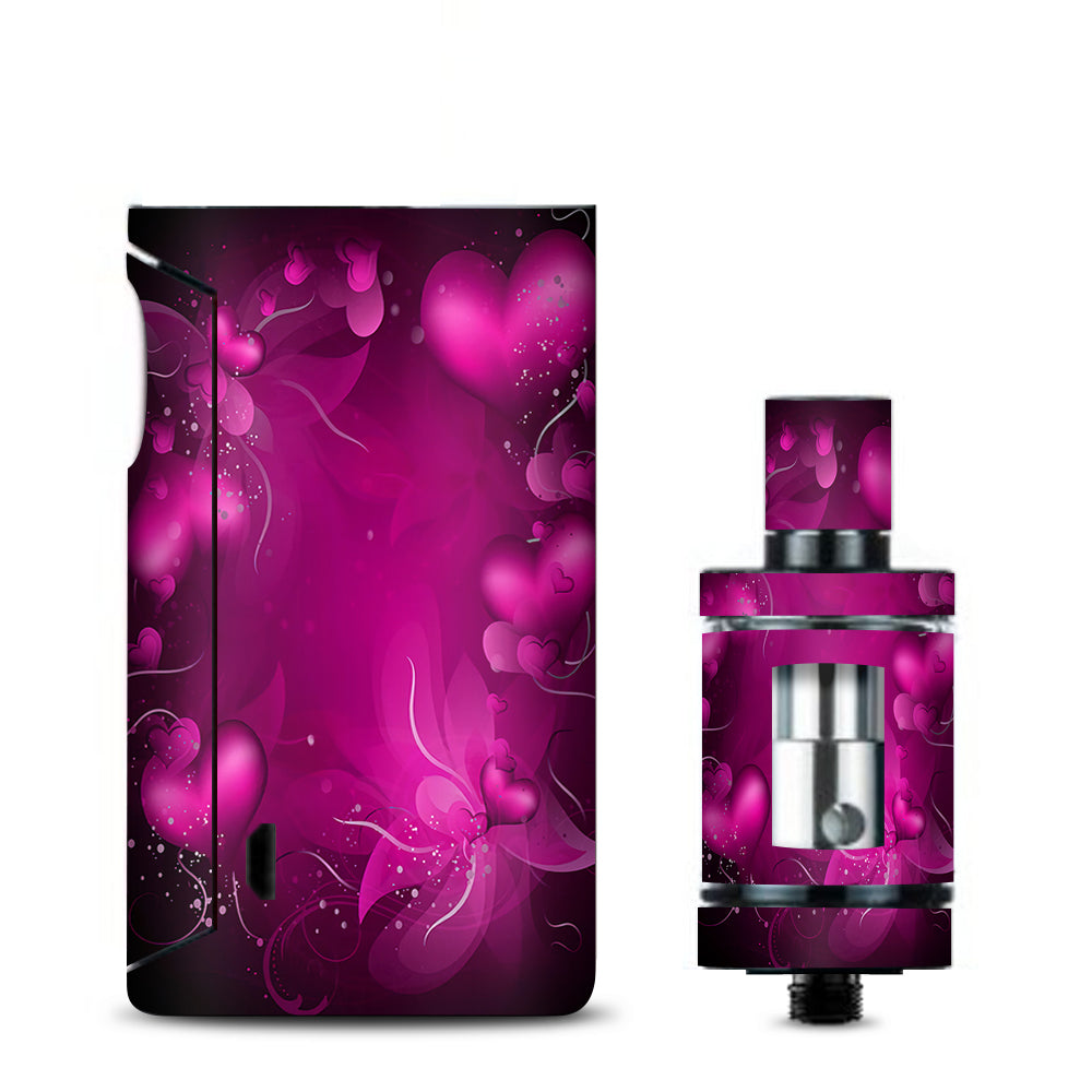  Pink Hearts Flowers Vaporesso Drizzle Fit Skin