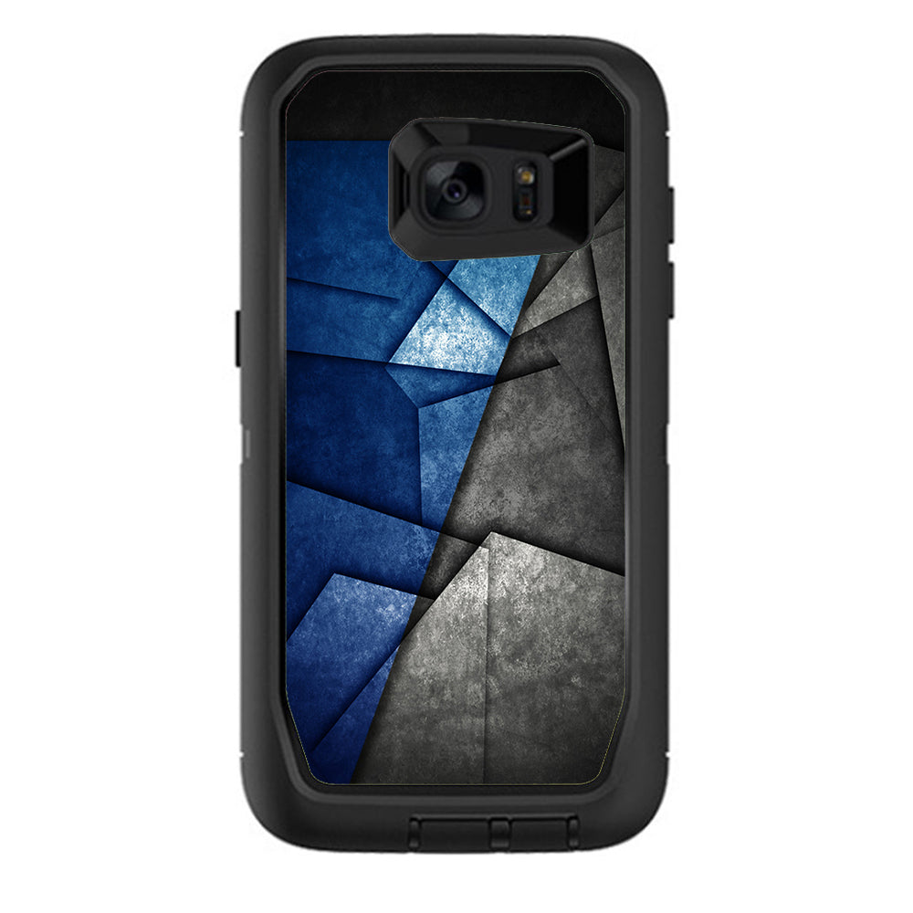  Abstract Panels Metal Otterbox Defender Samsung Galaxy S7 Edge Skin