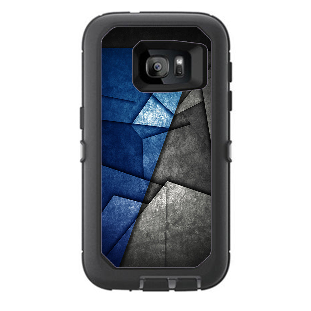  Abstract Panels Metal Otterbox Defender Samsung Galaxy S7 Skin