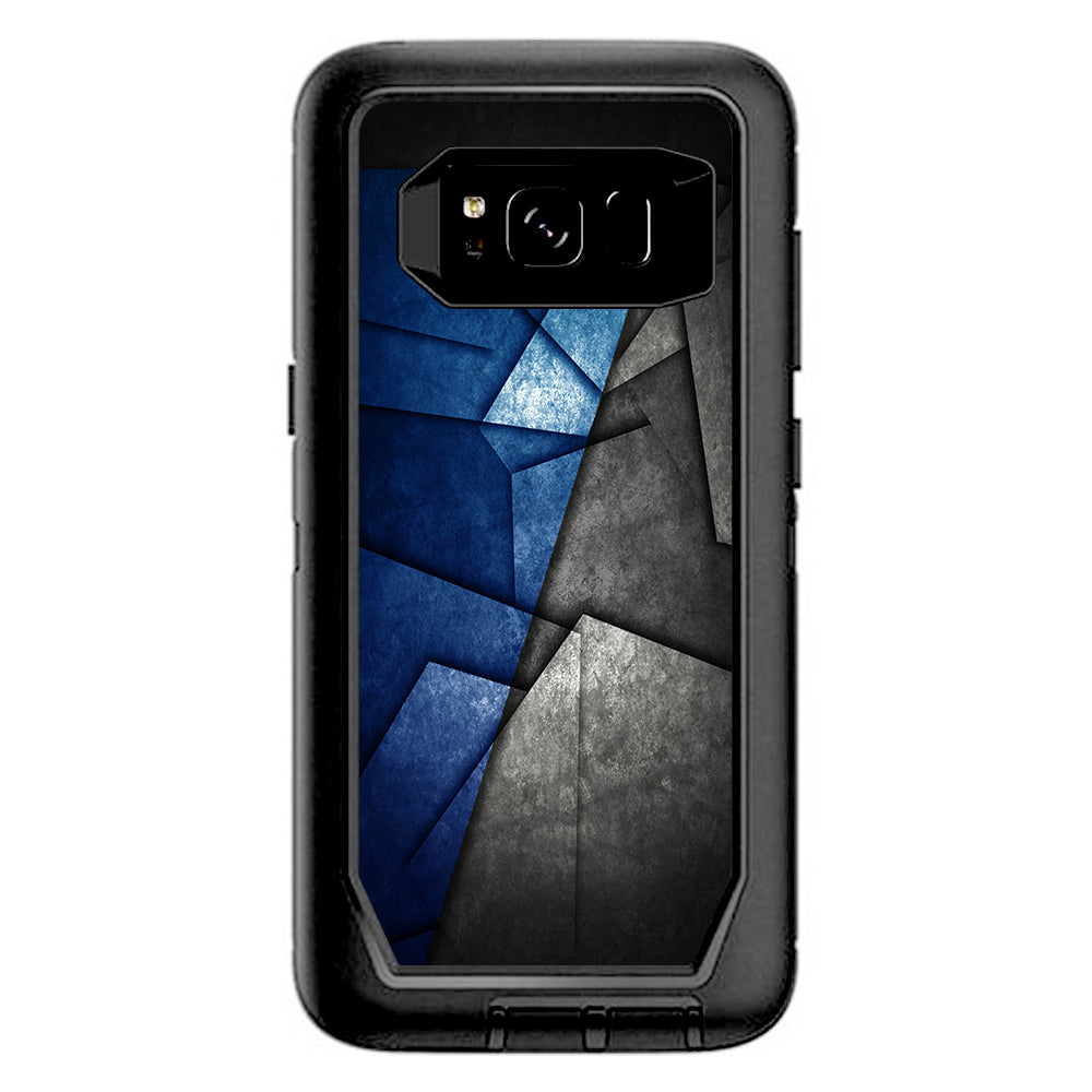  Abstract Panels Metal Otterbox Defender Samsung Galaxy S8 Skin