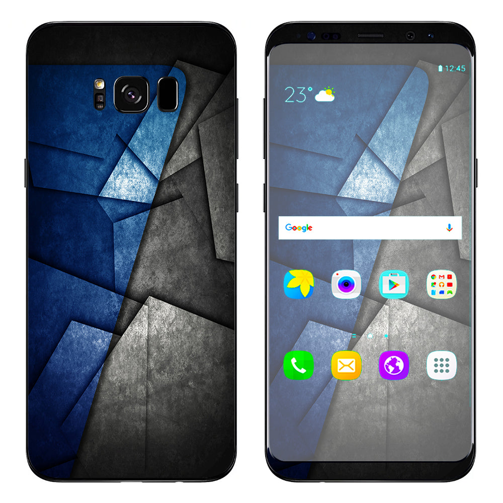  Abstract Panels Metal Samsung Galaxy S8 Skin
