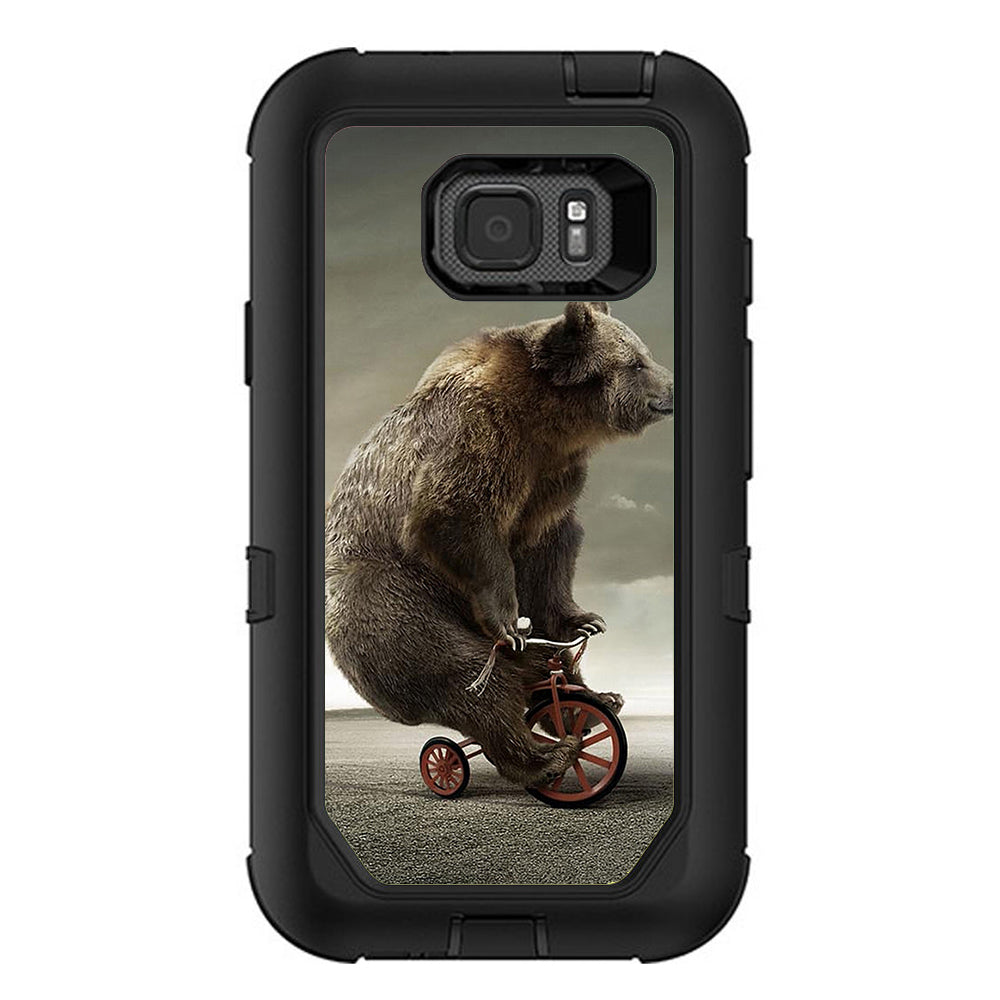  Bear Riding Tricycle Otterbox Defender Samsung Galaxy S7 Active Skin
