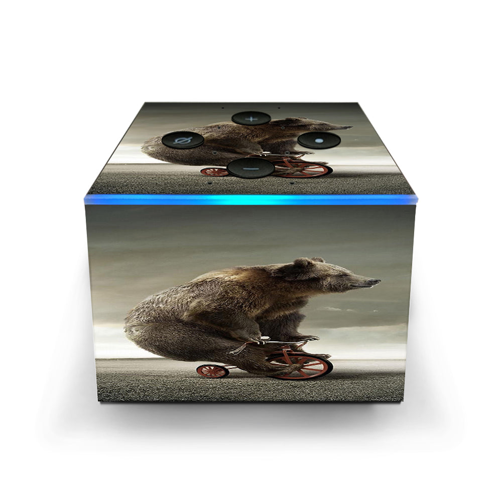  Bear Riding Tricycle Amazon Fire TV Cube Skin