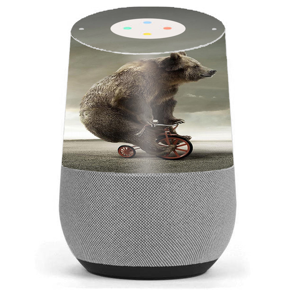  Bear Riding Tricycle Google Home Skin