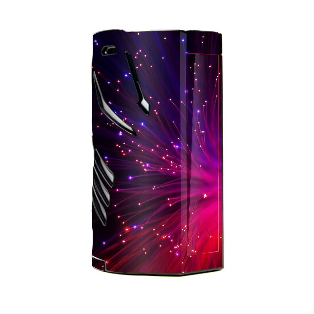  Fiber Optics Red Needles Space T-Priv 3 Smok Skin