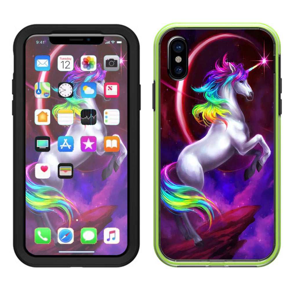  Unicorn Rainbows Space Lifeproof Slam Case iPhone X Skin