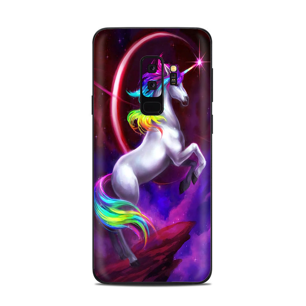  Unicorn Rainbows Space Samsung Galaxy S9 Plus Skin