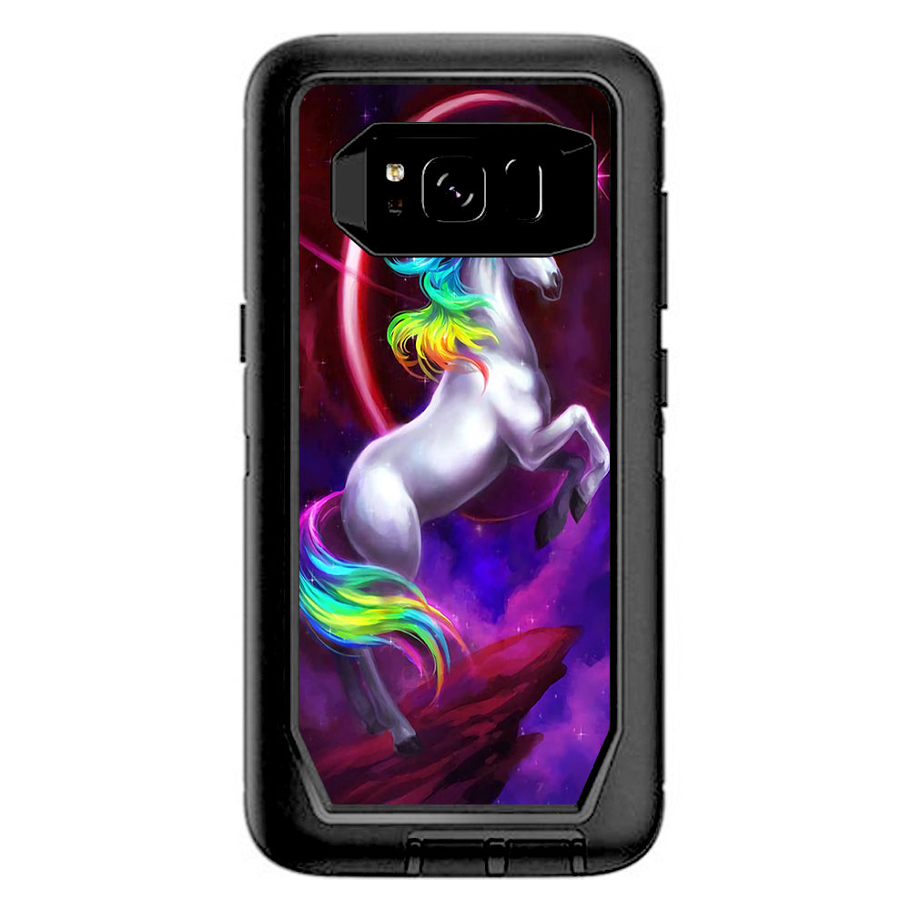  Unicorn Rainbows Space Otterbox Defender Samsung Galaxy S8 Skin