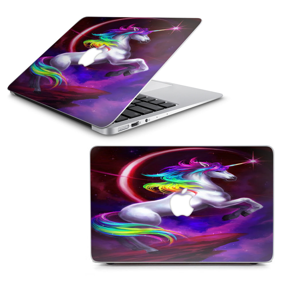  Unicorn Rainbows Space Macbook Air 11" A1370 A1465 Skin