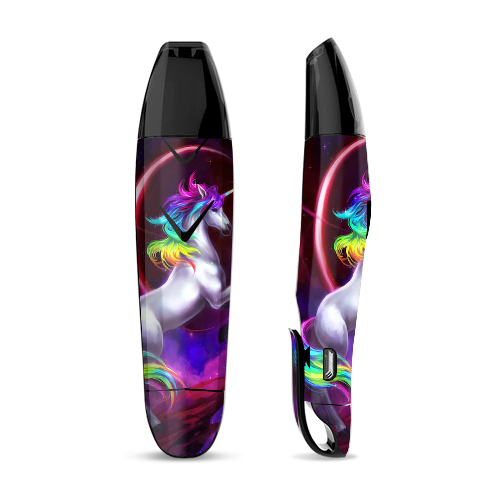 Skin Decal for Suorin Vagon  Vape / Unicorn Rainbows Space