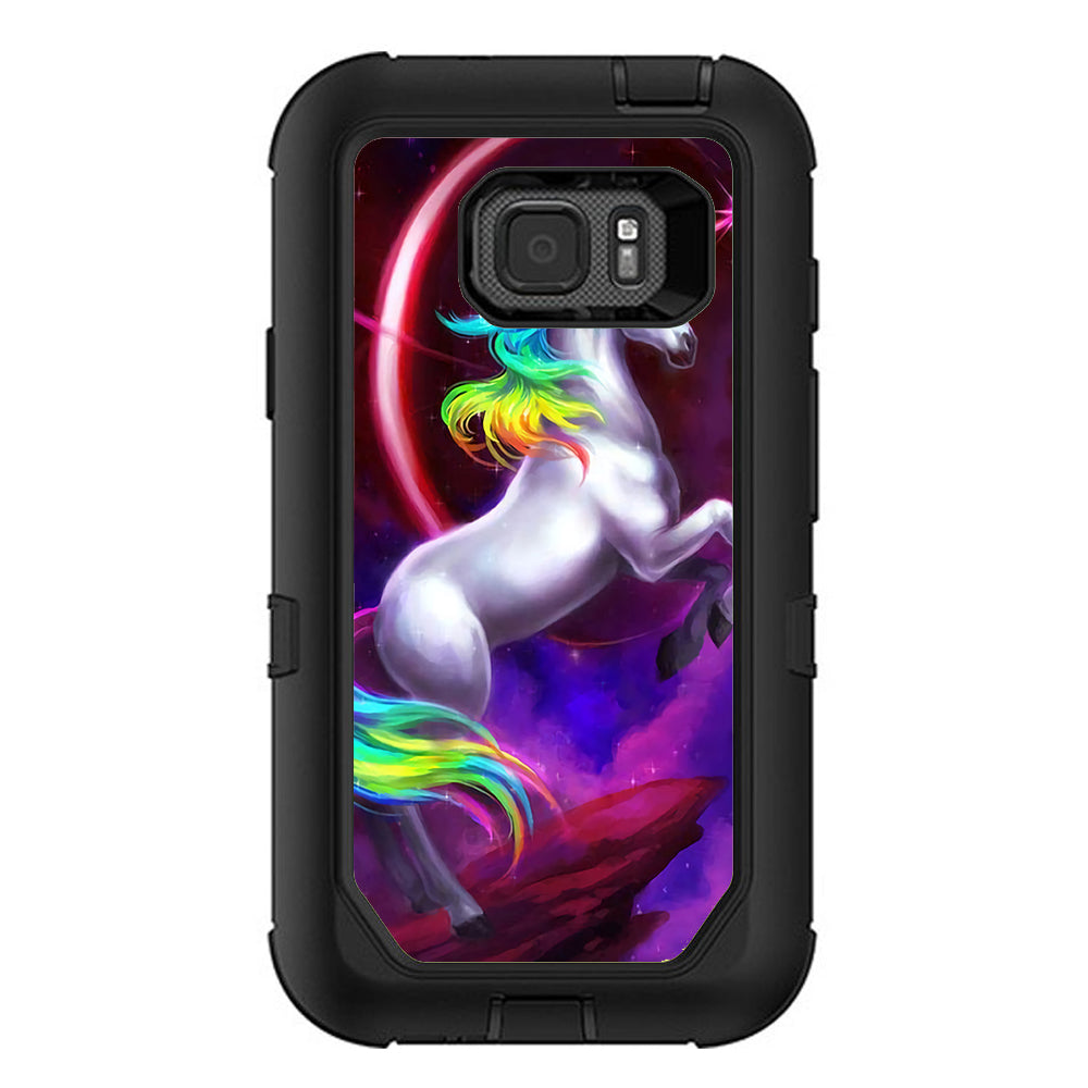  Unicorn Rainbows Space Otterbox Defender Samsung Galaxy S7 Active Skin
