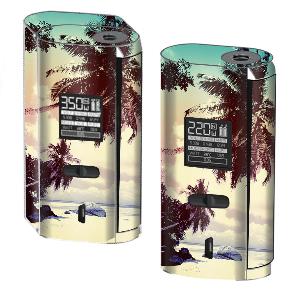  Palm Trees Vintage Beach Island Smok GX2/4 350w Skin