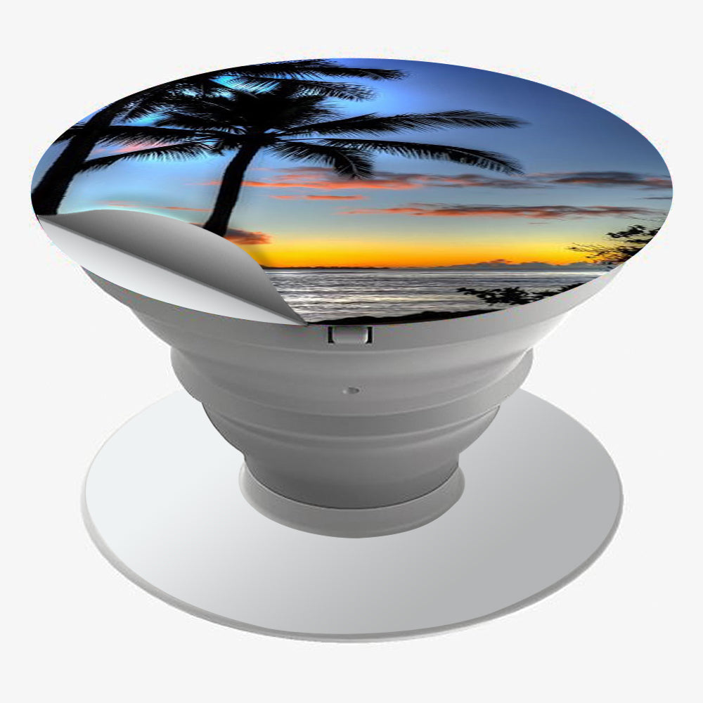  Paradise Sunset Palm Trees Popsocket Pop Socket Skin