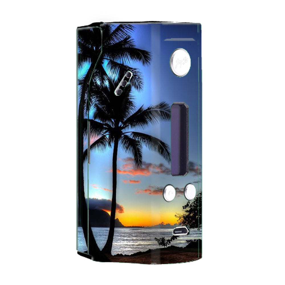  Paradise Sunset Palm Trees Wismec Reuleaux RX200  Skin