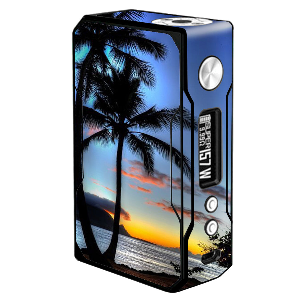  Paradise Sunset Palm Trees Voopoo Drag 157w Skin