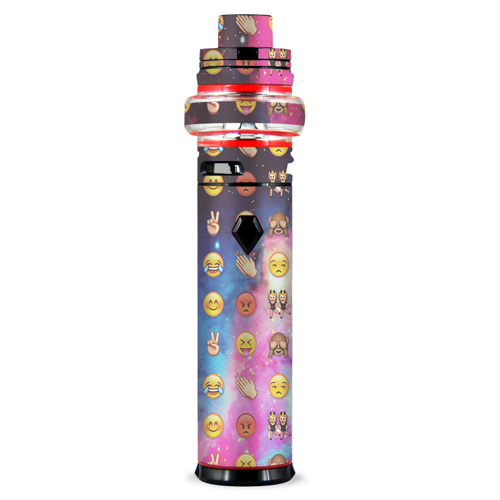  Emojis In Galaxy Space Peace Smok stick V9 Max Skin