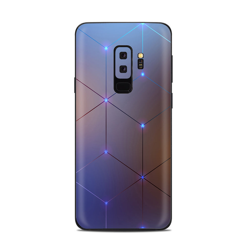  Vector Weird Digital Glass Samsung Galaxy S9 Plus Skin