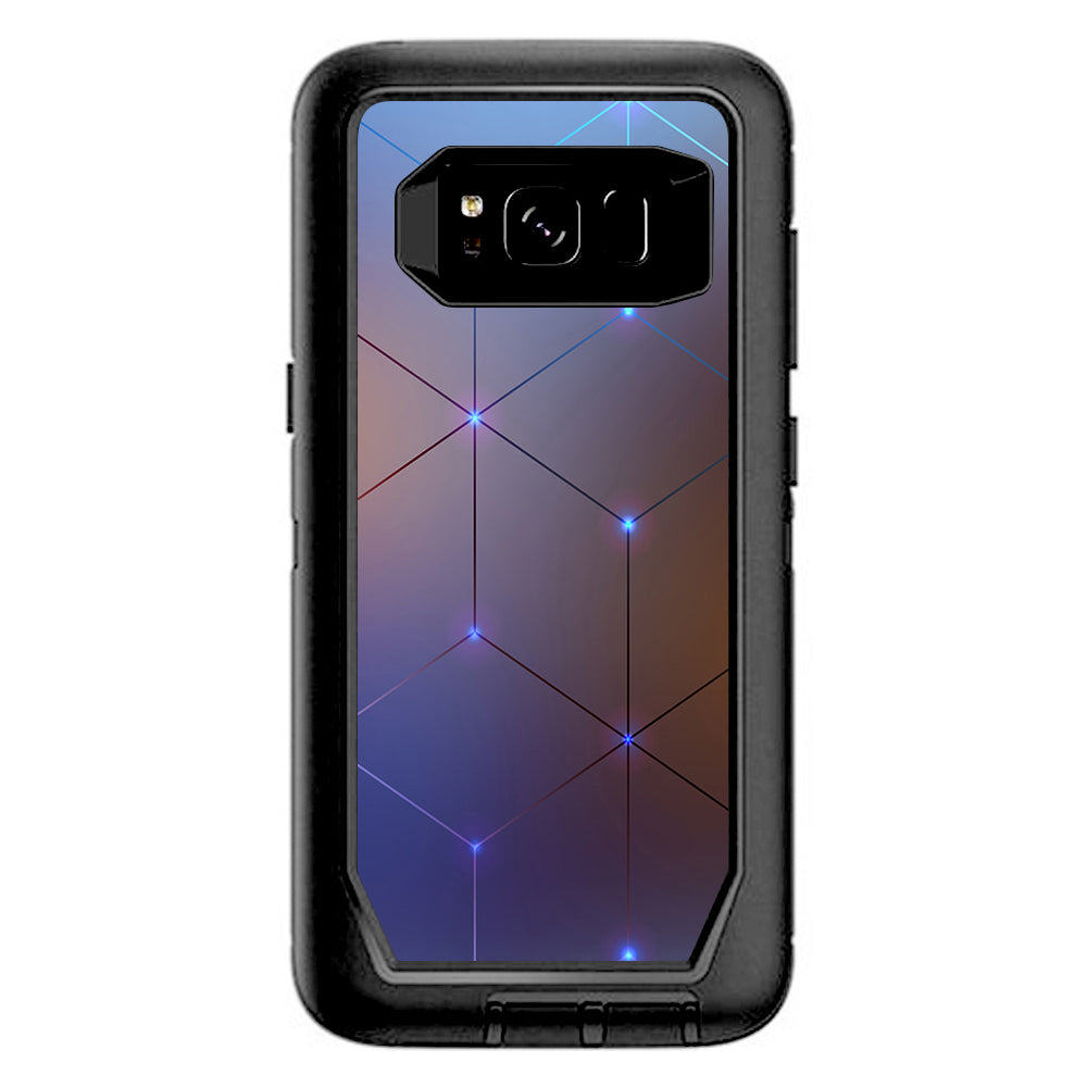  Vector Weird Digital Glass Otterbox Defender Samsung Galaxy S8 Skin