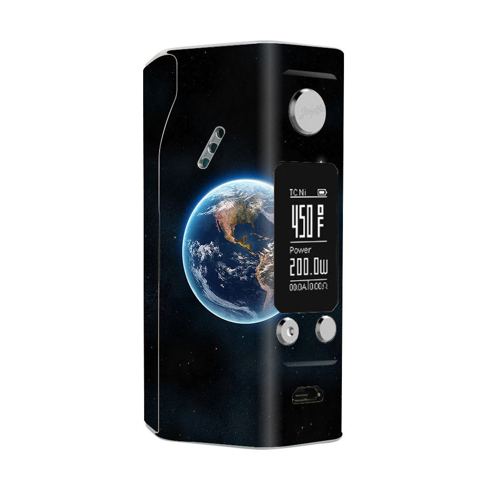 Planet Earth Outer Space Wismec Reuleaux RX200S Skin Planet Earth Outer Space Wismec Reuleaux RX200S Skin