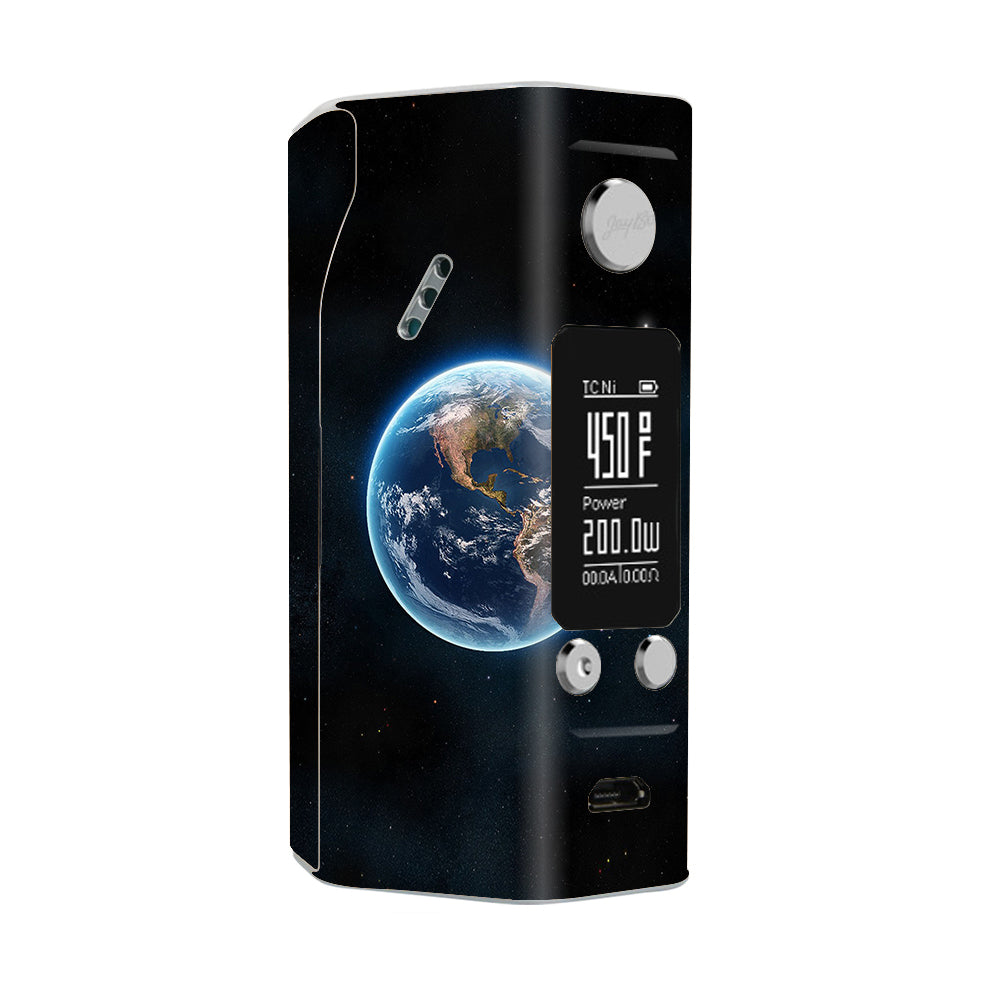  Planet Earth Outer Space Wismec Reuleaux RX200S Skin