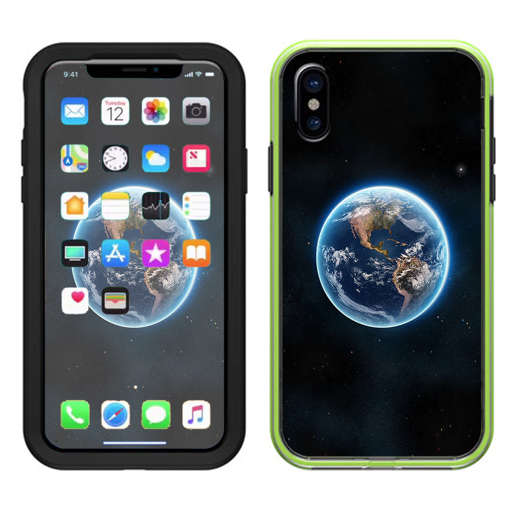  Planet Earth Outer Space Lifeproof Slam Case iPhone X Skin