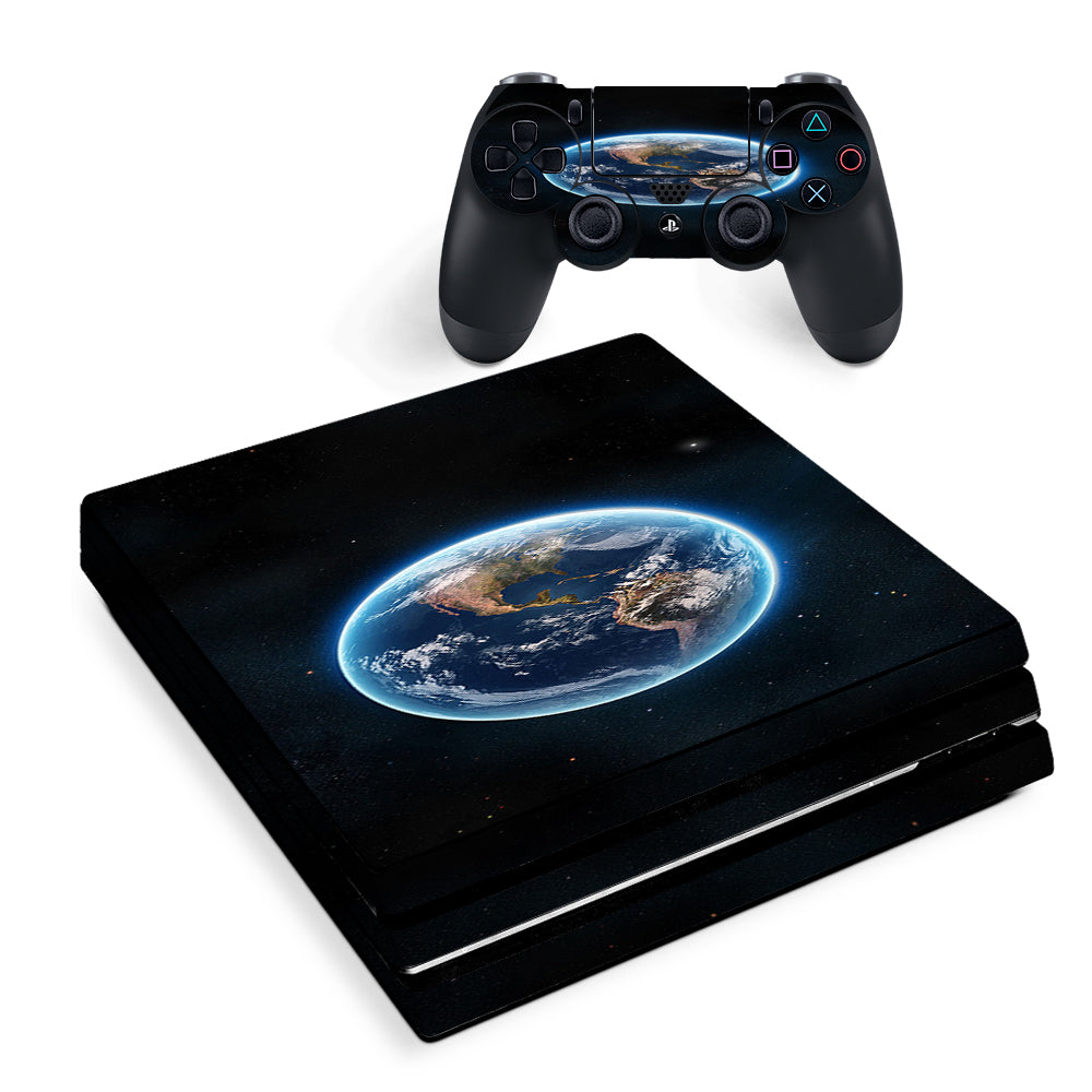 Planet Earth Outer Space Sony PS4 Pro Skin