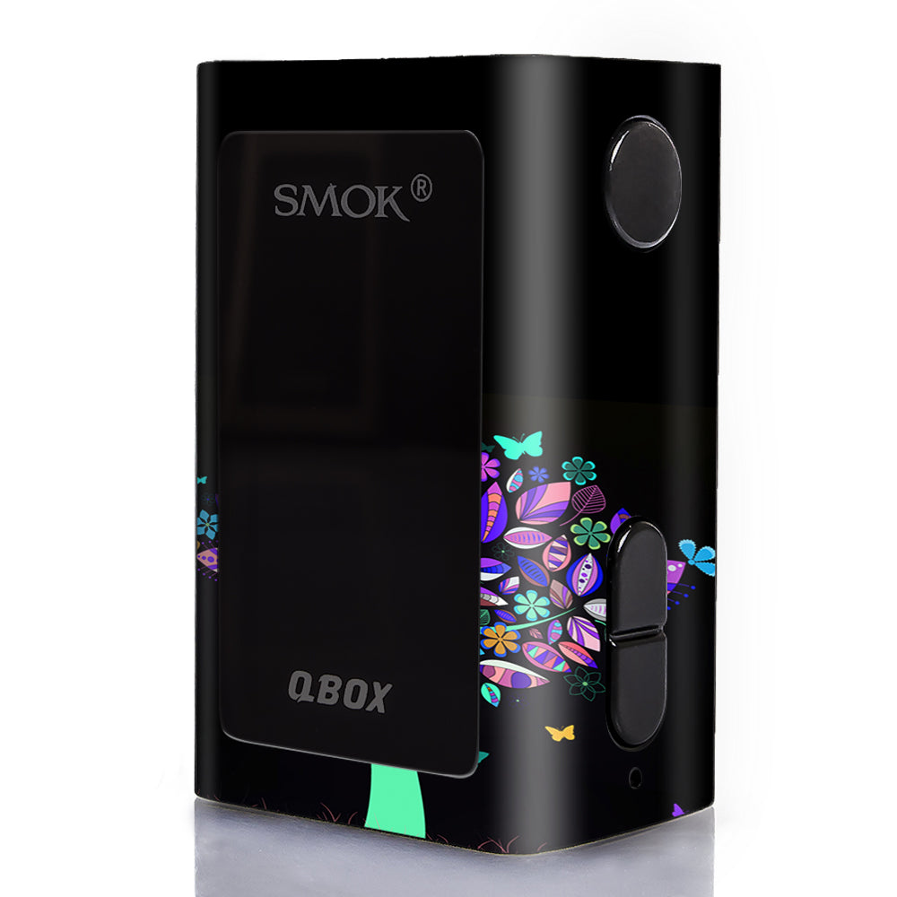  Living Tree Butterfly Colorful Smok Q-Box Skin