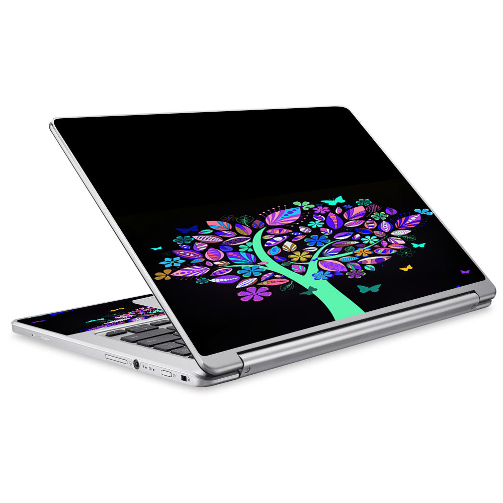  Living Tree Butterfly Colorful Acer Chromebook R13 Skin