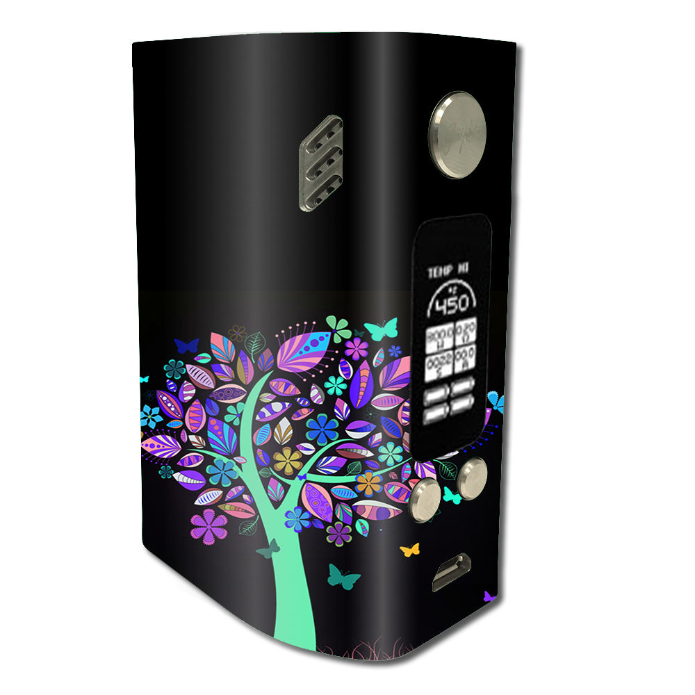  Living Tree Butterfly Colorful Wismec Reuleaux RX300 Skin