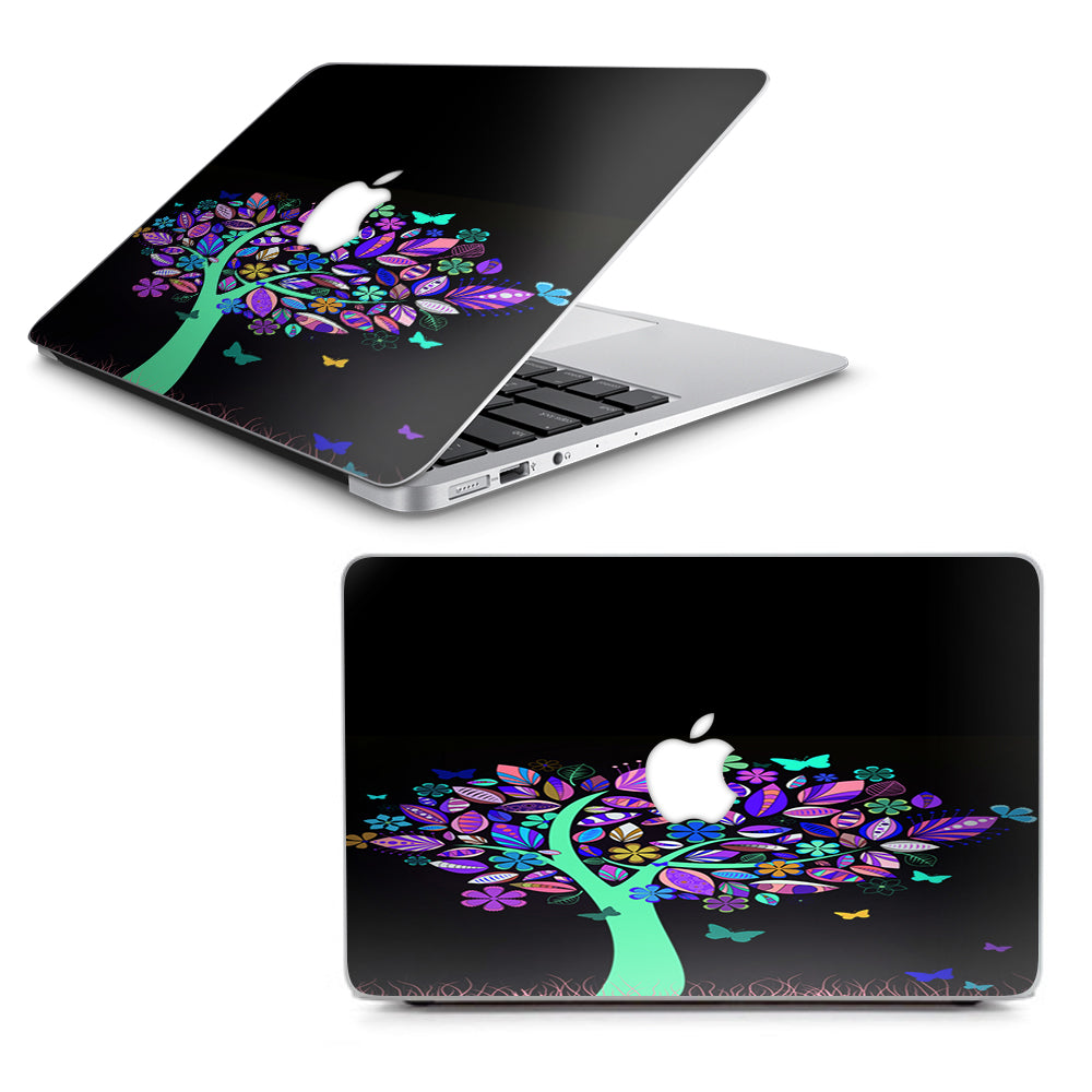  Living Tree Butterfly Colorful Macbook Air 11" A1370 A1465 Skin